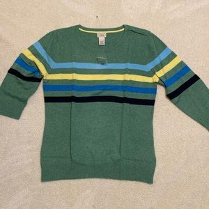 3/4 Sleeve NEW - Lily Pond Cashmere Sweater